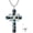 Infinity-Abalone Shell, variant on Turquoise Cross Urn Necklaces for Human Ashes 925 Sterling Silver Urn Necklaces Cremation Keepsake Memorial Pendant Necklace for Ashes for Loved One Human Pet