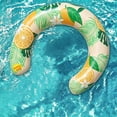 thumbnail image 6 of Miwamany Thick Inflatable Half Arc Fruit Swim Float, C Shape Water Tube Ring for Pool Lake Beach, Soft Buoyant Summer Pool Floatie for Teens Adults Kids Outdoor Water Floating Gear (29.5x19.7in), 6 of 6