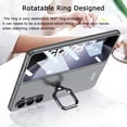 thumbnail image 6 of Compatible with Samsung Galaxy Z Fold 5 Case with Ring Holder 360°Rotate,Ultra-Thin Slim Shockproof Scratch Resistent Kickstand Ring Stand Cover Case for Samsung Galaxy Z Fold 5 5G Grey, 6 of 14