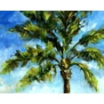 thumbnail image 2 of Brey 24x20 Gold Ornate Wood Framed with Double Matting Museum Art Print Titled - Island Palm II, 2 of 4