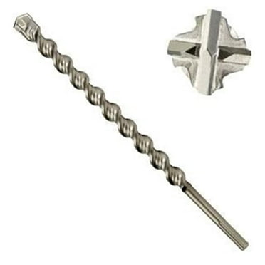 IRWIN 323017 Hammer Bit Drill Bit, Twist Flute, 16 in L Flute, SDS Max Shank, 5 in Dia Shank