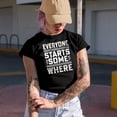 thumbnail image 2 of Everyone Starts Somewhere, Military Green T-Shirt, Medium, 2 of 5