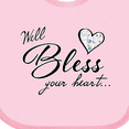 thumbnail image 4 of Inktastic Well Bless Your Heart with Calico Print Boys or Girls Baby Bib, 4 of 4