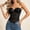 A163 Black, variant on Faux Leather Corset Top Women Strapless Lace Bustier Studded Criss Cross Boned Crop Top Gothic Pirate Biker Cyberpunk Halloween Costume Cosplay Edgy Clubwear