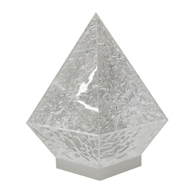 Lámpara de mesa con de agua, USB, 3 colores , accesorios para fotos, lámpara decorativa acrílica para oficina