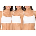 thumbnail image 2 of Fruit of the Loom Women's Spaghetti Strap Cotton Sports Bra, 3-Pack, Style-9036, 2 of 4