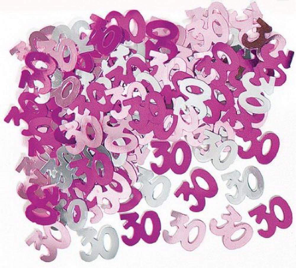 Triple Pack Table Confetti Black Pink Purple Birthday Party Sprinkle Decorations 