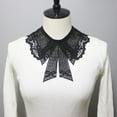 thumbnail image 3 of Sophisticated Embroidery Lace Bowknot Fake Collar Embellishment for Garment, 3 of 20