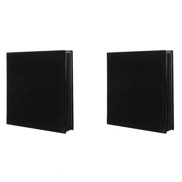 2X ÁLbum de Fotos ÁLbum de Recortes Cubierta de Terciopelo PáGinas Gruesas con PelíCula Protectora Guarde ImáGenes de Forma Permanente, Libro de Recuerdos