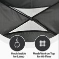 thumbnail image 6 of Twin Size Bed Tent Canopy - Blackout Privacy Sleeping Tent with Dual  for Adults Kids , Lightweight Portable Indoor Tent with Mesh Vent and Carry Bag, 6 of 7