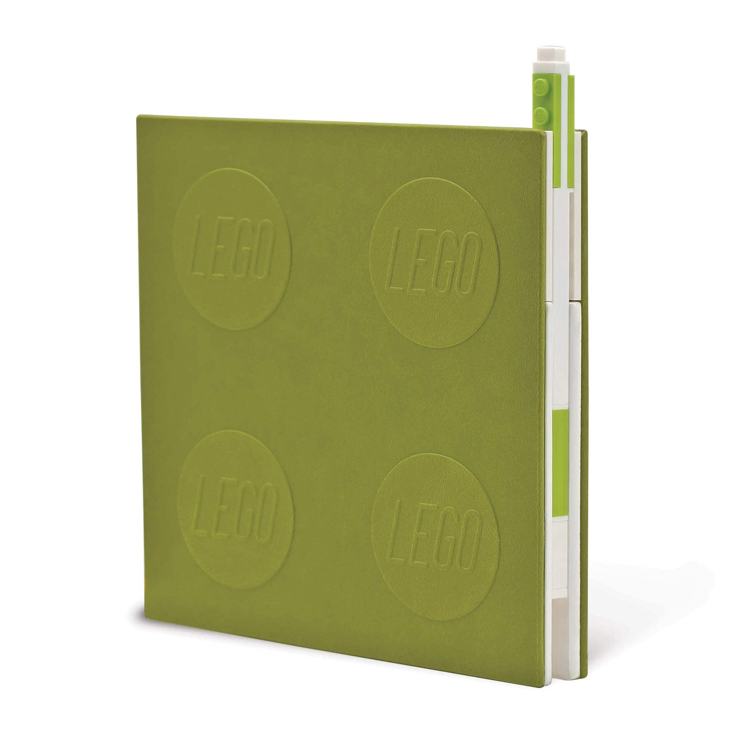 LEGO Stationery Locking Notebook with Gel Pen - Lime (52442)