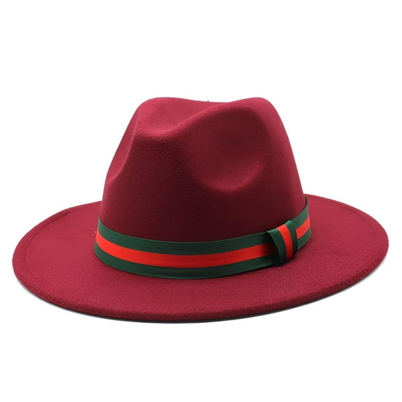 TELOLY Cowboy Hat Men,Casual Comfort Cowgirl Hat,Accentuates Style Hats for Men,Red
