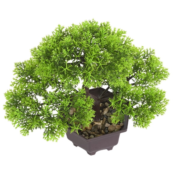 MLINS  Fake Green Plants Desktop Potted Houseplants Cascading Artificial Office