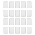 thumbnail image 1 of Uxcell 20 Pcs Moldes Rectangulares de Resina Silicona Kit de Llaveros, Blanco, 1 of 6