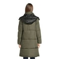 thumbnail image 3 of Big Chill Women's and Women's Plus Maxi Puffer Coat with Hood, Heavyweight, Sizes S-3X, 3 of 5