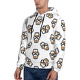 thumbnail image 2 of Hoodies for Men - cartoon hourglass Long Sleeve Comfrt Men'S Fashion Hoodies & Sweatshirts, Sweatshirts for Men Hoodies Pullover Clothing Clothes with Pouch, 2 of 7