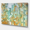 thumbnail image 2 of DESIGN ART Designart "Triangular Cascade" Modern & Contemporary Gallery-wrapped Canvas 20 in. wide x 12 in. high, 2 of 5