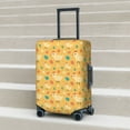 thumbnail image 6 of Disketp Flowe Chicken Elastic Travel Luggage Cover Travel Suitcase Protective Cover For Trunk Case Apply To 18''-32'' Suitcase Cover-Small, 6 of 7