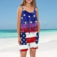 thumbnail image 4 of Gamivast My Recent Placed 4Th Of July Rompers for Girls Spaghetti Strap Jumpsuit Shorts with Pockets Summer Casual Sleeveless Romper Tween Cute Outfits Recent i have Placed, 4 of 8