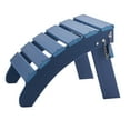 thumbnail image 1 of KFFKFF Adirondack Ottoman Set of 2, 18.7L x 18.9W x 13.8H Inch HDPE Plastic Folding Adirondack Ottoman, Weather-Resistant Foot Rest for Adirondack Chair,Blue, 1 of 9