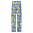 thumbnail image 4 of Bunch of Rubber Ducks Pajamas Leisure Trousers Soft Warm Sleepwear Bottoms Loose Retro Nightwear, 4 of 6