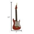 thumbnail image 6 of Personalized Red Electric Guitar Ornament 2024 - Guitar Christmas Ornament Musical Instrument Decor, 6 of 10