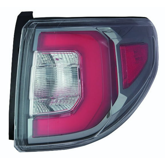 KAI New CAPA Certified Standard Replacement Driver Side Outer Tail Light Assembly, Fits 2013-2016 GMC Acadia