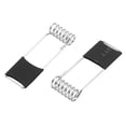 thumbnail image 4 of Unique Bargains 45x16mm Downlight Spring Clips 50 Pack Emitting Diode Recessed Lighting Accessories Securing Clamps Black, 4 of 6
