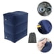 thumbnail image 4 of 1 almohada inflable para avión con reposapiés de altura ajustable (azul oscuro), 4 of 5