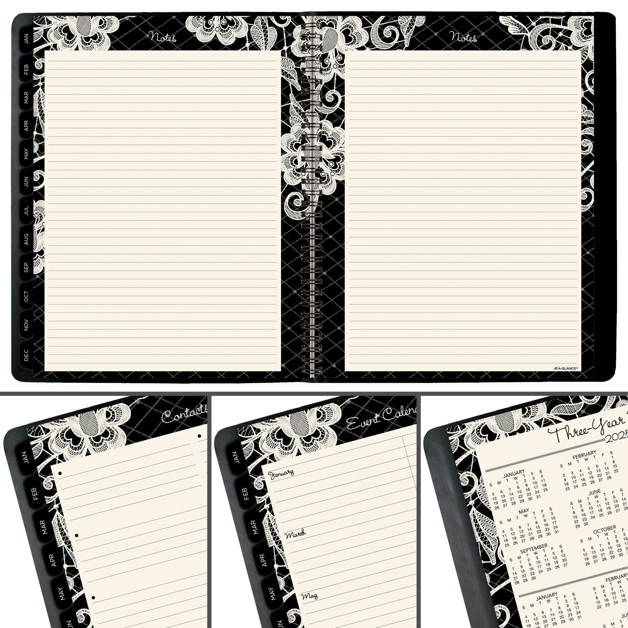 AT-A-GLANCE Lacey 2026 Weekly Monthly Appointment Book Planner Large 8 12 x 11 -