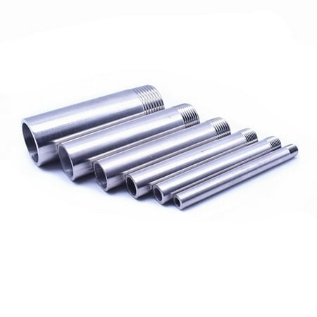 

Male Threaded Pipe Fittings SS 304 Stainless Steel 100mm Length Water Connection 1/4 3/8 1/2 3/4 1 1-1/4 1-1/2 3pcs -------- Leak Free Connections