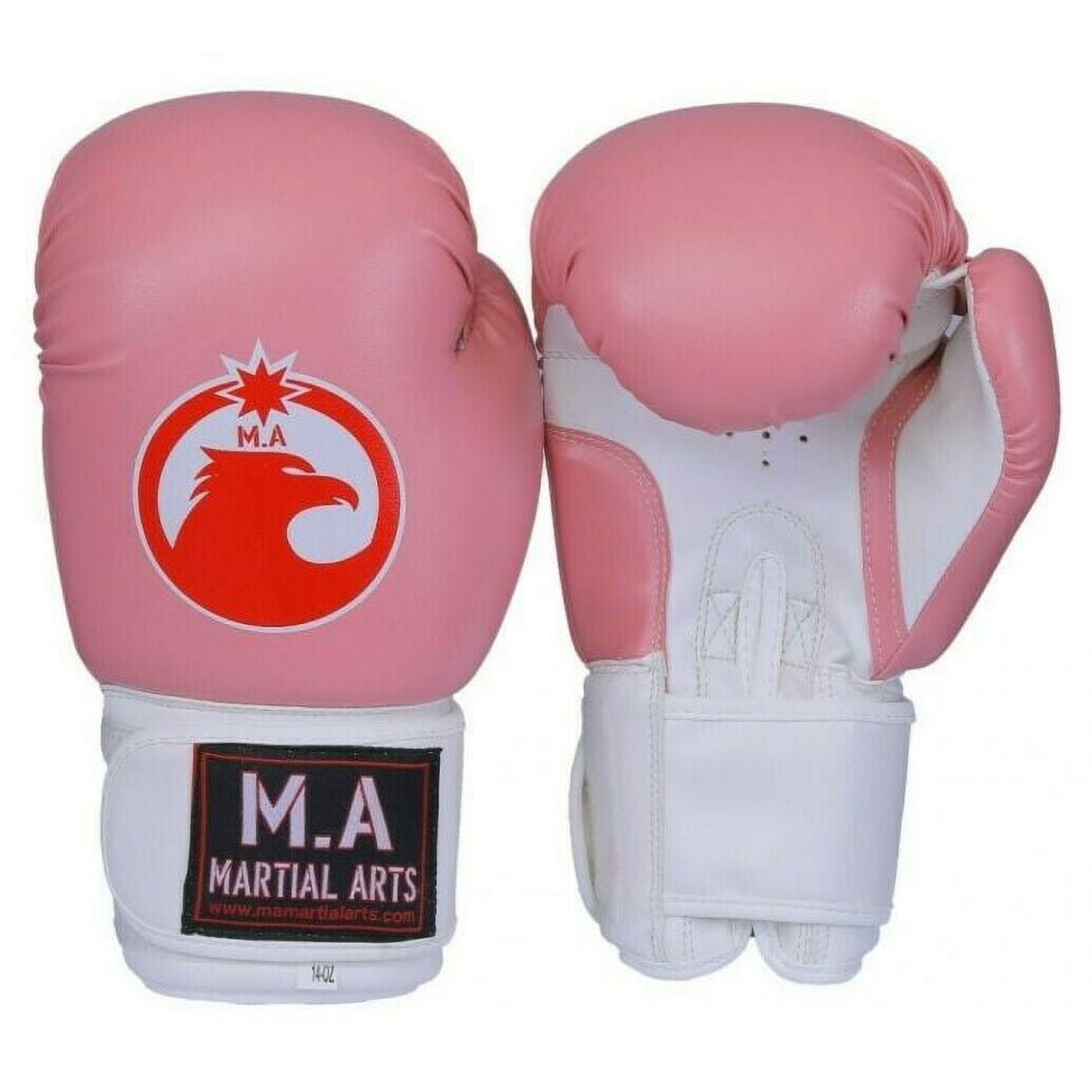 MA Boxing Gloves Pink-12 oz