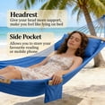 thumbnail image 7 of Clearance Polyester Hammock Sets for Double kids & Adult, Lightweight Polyester Portable Hammock with 8.5 FT Stand, Parachute Hammock for Backpacking, Camping, Travel, Beach, Yard, S10389, 7 of 7