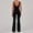 Black, variant on Flare Workout Jumpsuits for Women One Piece Sleeveless Scrunch Butt Lifting Gym Bodysuit Sexy Backless Yoga Outfits