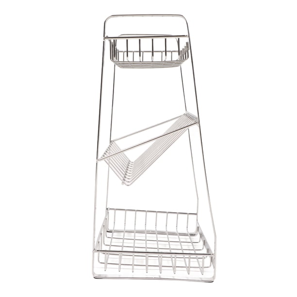 Estante para especias de acero inoxidable BuyWeek 3 capas organizador de cocina