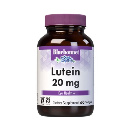 Bluebonnet Nutrition Lutein 20mg with Zeaxanthin - Eye Health Support* 60 Count