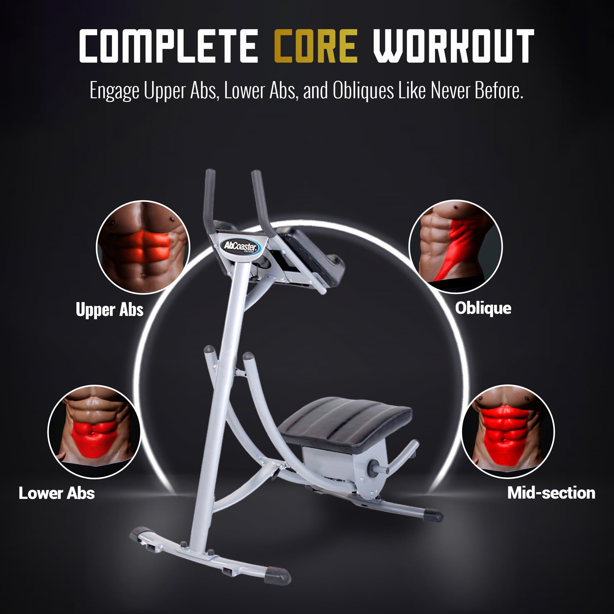 Ab Coaster PS500 Abdominal Exercise Machine - Ab Crunch