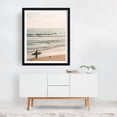 thumbnail image 3 of Surfer in Newport Beach 02 - Newport Beach California Photography Surf Beach Ocean Waves Surfboard Seaside Coastal Black Framed Wall Art Print 6 x 8 inches, 3 of 4