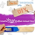 thumbnail image 4 of Organizador de almacenamiento de animales de peluche Auoleru, jaula de madera para zoológico, 4 of 5