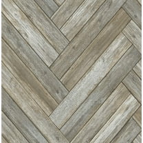 NextWall Faux Chevron Wood Peel and Stick Wallpaper