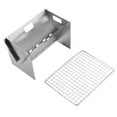 thumbnail image 3 of Estufa al aire libre Irfora Estufa de camping Estufa de mochilero de acero inoxidable Mini quemador de madera plegable con bolsa de almacenamiento para cocinar al aire libre Camping Picnic BBQ Irfora Estufa al aire libre, 3 of 7