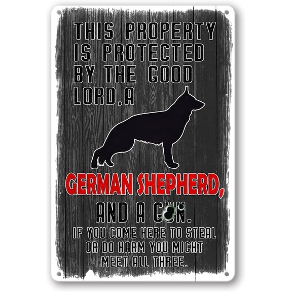 Beware Of Dog Signs For Fence Warning Tin Signs Beware Of Dog Yard Sign Funny Beware Of Dog Sign Warning Signs For Property Metal Dogs On Premises Sign Do Not Enter Signs Outdoor 8x12 Inch
