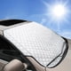 thumbnail image 1 of Car Windscreen Frost Cover for FIAT 500 2015-2023, Magnetic Windshield Protector, Winter Sun Shade, Durable Material, 1 of 5