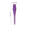 thumbnail image 2 of LEORX 50Pcs Lippoint Dart Tips Plastic Replacement Round Tip for Indoor Sports, 2 of 8