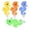 4 Seahorses, variant on Voglyf Pool Diving Toys for Kids, Summer Underwater Swimming Dive Game Toys, Silicone Dive for Boys Girls Teens Adults Backyard Pool Water Play(3 Fishs)