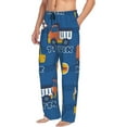 thumbnail image 2 of Haiem Construction Vehicles Men's Pajama Pants Ultra Lightweight Pjs Bottoms Sleepwear Bottom Pants with Pocket Drawstring-Small, 2 of 9