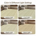 thumbnail image 7 of ODIKA 6'x9' Green Sage Handwoven Dotted Grid Washable Area Rug Contemporary Geometric Micro Dot Indoor for Dining Room, Under Table, Office Décor, Non-Slip Chair-Friendly, 7 of 7