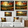 thumbnail image 4 of Designart "Geometric Plains in the Countryside I" Landscapes Floater Framed Wall Decor, 4 of 7