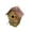 Light pink, variant on 7.87IN Rustic Wooden Bird House for Outdoor Hanging, Decorative Shabby Chic Birdhouse with Floral Accents, Vintage Garden Art Nesting Box for Wild Birds, Yard and Patio Decor,Light Blue