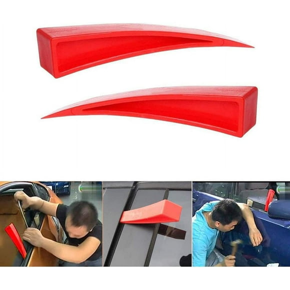 SHAR 2 Pcs Curved Window Wedge Wedges Paintless Car Body Repair Tool Daily Use